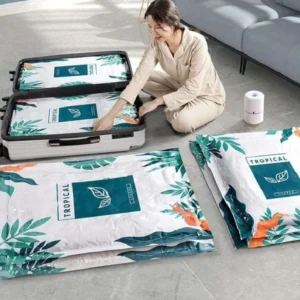 Vacuum compression storage bag