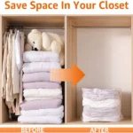 Space saver bags for clothes