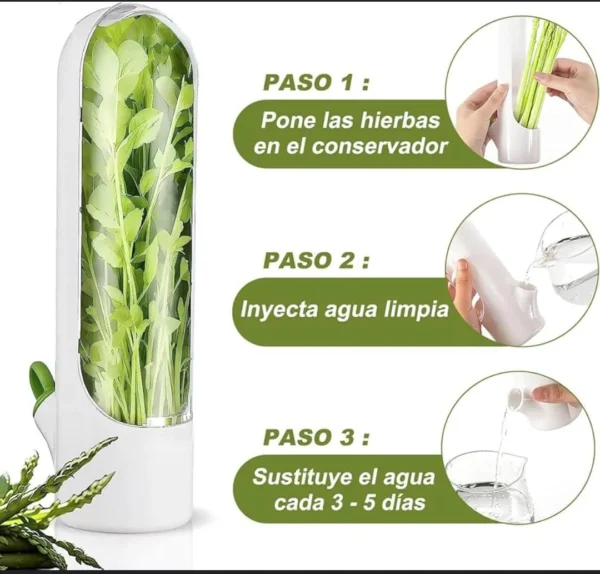 Fridge herb organizer