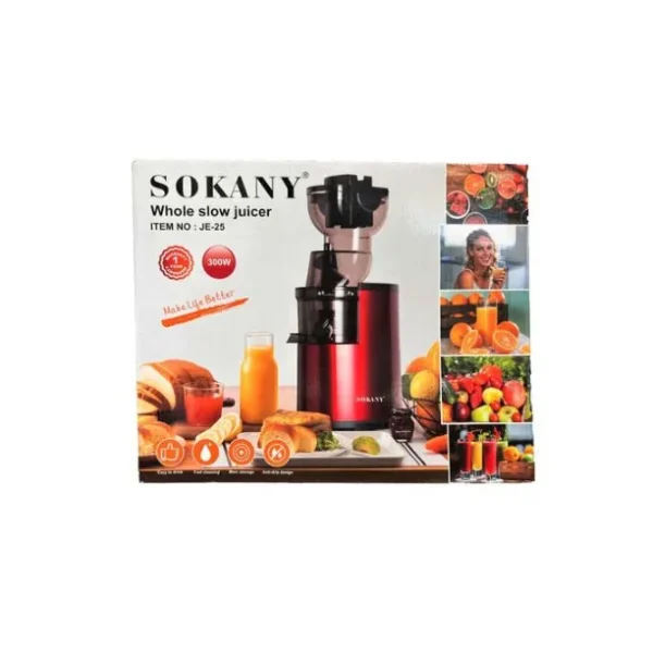 300 watts Sokany slow juicer