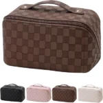 PU leather cosmetic storage bags