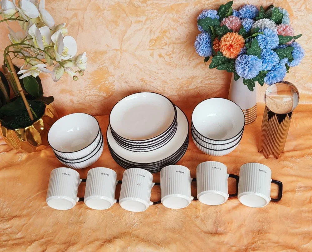 24pc Japanese dinner set