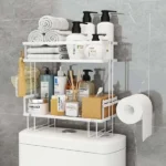 Double layer bathroom rack