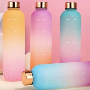 The 1 Litre BPA free frosted Tritan plastic bottle of Goals| A Water Bottle with Affirmations| Helps with manifestation & Meditation| A Manifestation re-usable Eco-friendly