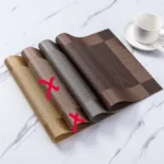 unique pvc table mats