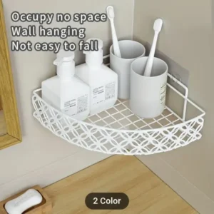 Rustproof corner bathroom shelf