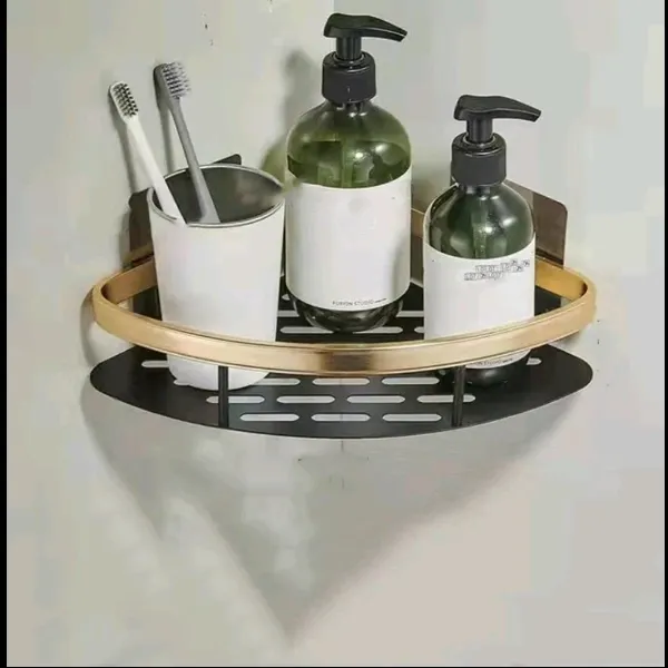 Alloy corner bathroom rack