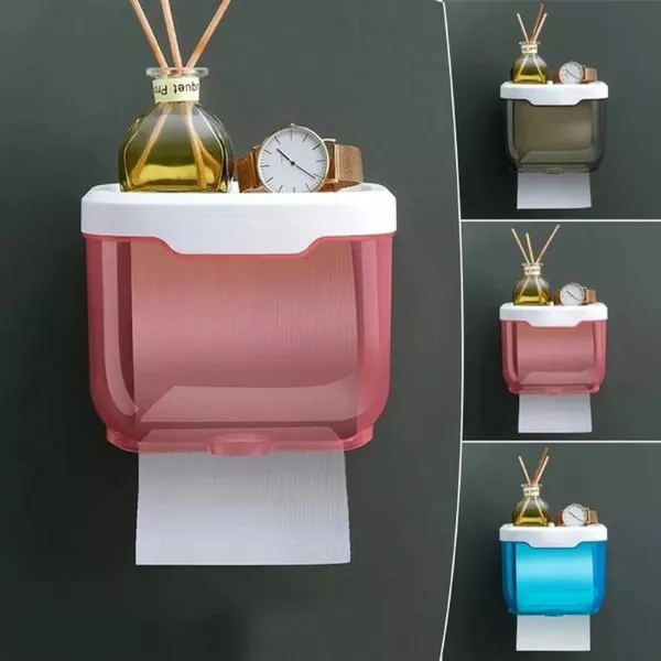 Plastic tissue holder