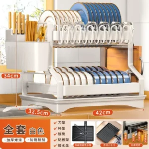 Durable dish drying rack