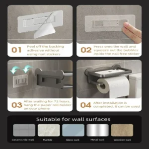 Punch-free tissue holder
