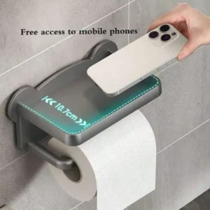 Bathroom tissue storage rack
