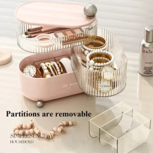 Multi-layer makeup organizer