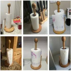 Durable wood tissue box
