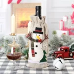 Christmas wine bottle sleeve