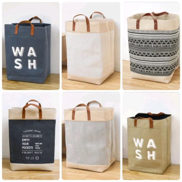 Canvas Laundry Baskets