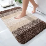 thick plush bathroom rug