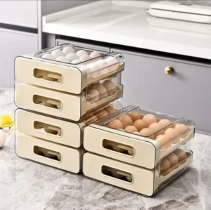 Transparent egg holder