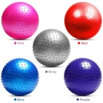 Yoga balance ball with spikes