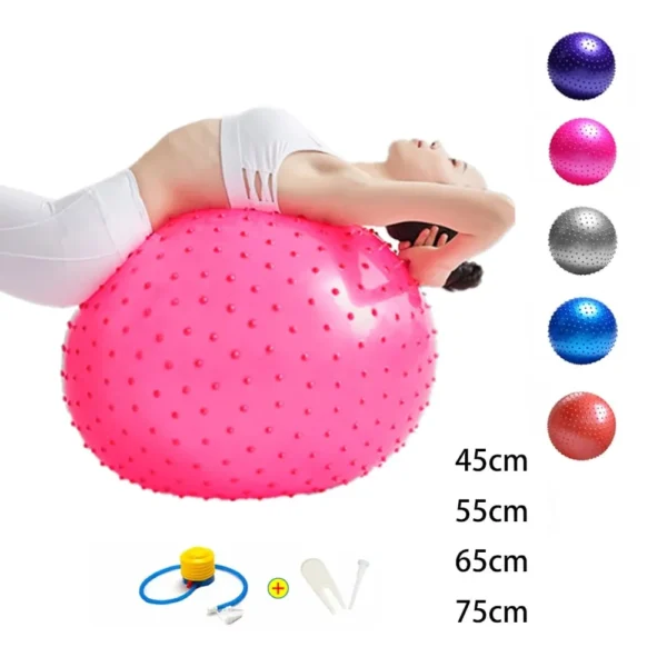 Spiked Pilates massage ball