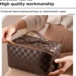 PU leather cosmetic pouch