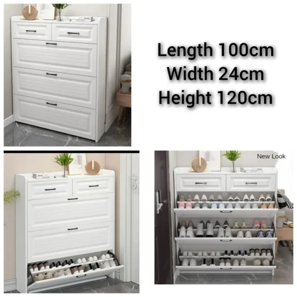 bucket flip shoe cabinet