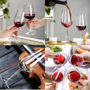 6 Wine Glasses
