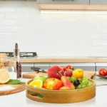 Wooden serving tray set