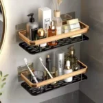 Aluminium Alloy Rectangular Bathroom Rack 8 Aluminum wall shelf Kenya