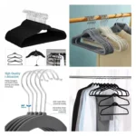 360-degree rotatable non-slip hangers