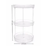3-Layer 360° Rotation Cabinet Turntable Organizer/Lazy Susan 11 3 Tier Turntable Organizer