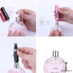 Compact perfume bottle for travel