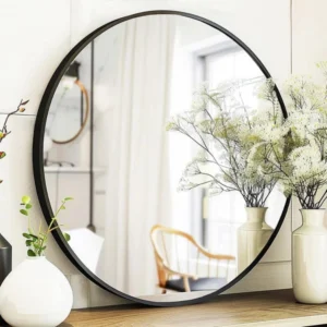 Round mirror for entryway