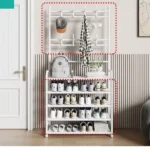 Shoe Rack with Hooks Kenya