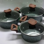 3-piece granite pot set