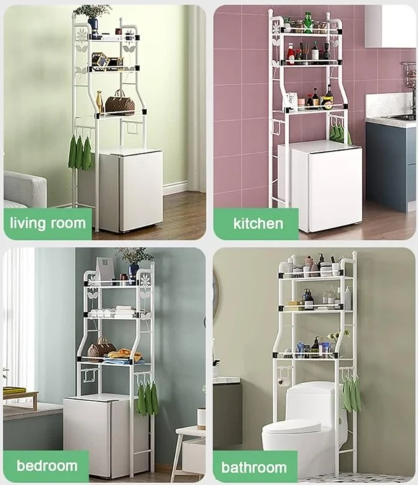 over toilet storage rack