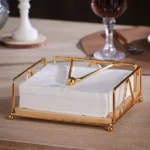 Dining table napkin holder