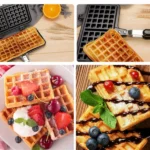 insulated handle waffle pan