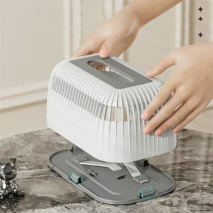 Plastic tissue box holder