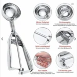 Ergonomic ice cream scoop