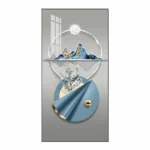Crystal design wall decor