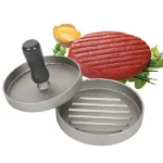 Nonstick cast aluminum burger press