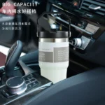 Portable thermos with handle