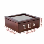 9 grids tea storage container