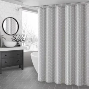 Water-resistant shower curtain
