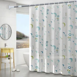 Easy-to-clean shower curtain