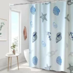 Durable shower curtain for bathroom