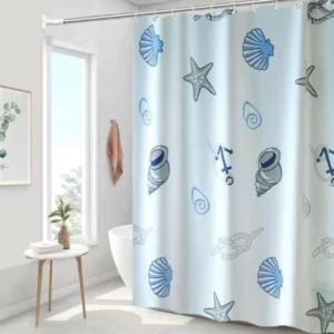 Durable shower curtain for bathroom