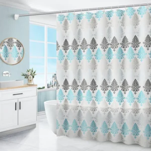 Durable shower curtain for bathroom