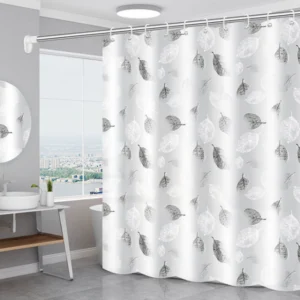 Durable shower curtain for bathroom