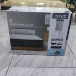 Plush headboard air mattress